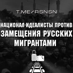 Движение Националистов потребовало депортировать всех нетрудоустроенных мигрантов